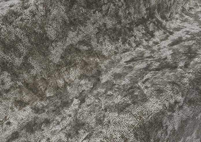 Cyrus Crushed Velvet, Moonlight - Motorised Roman Blind - Image 4